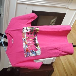 Pink Marvel Logo T-Shirt